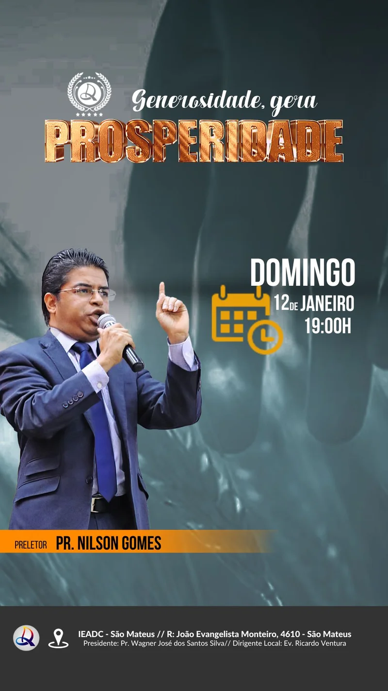 Generosidade Gera Prosperidade | Eventos | Arte para Igreja Editável no Canva | Story Generosidade Gera Prosperidade | Eventos | Arte para Igreja Editável no Canva | Story
