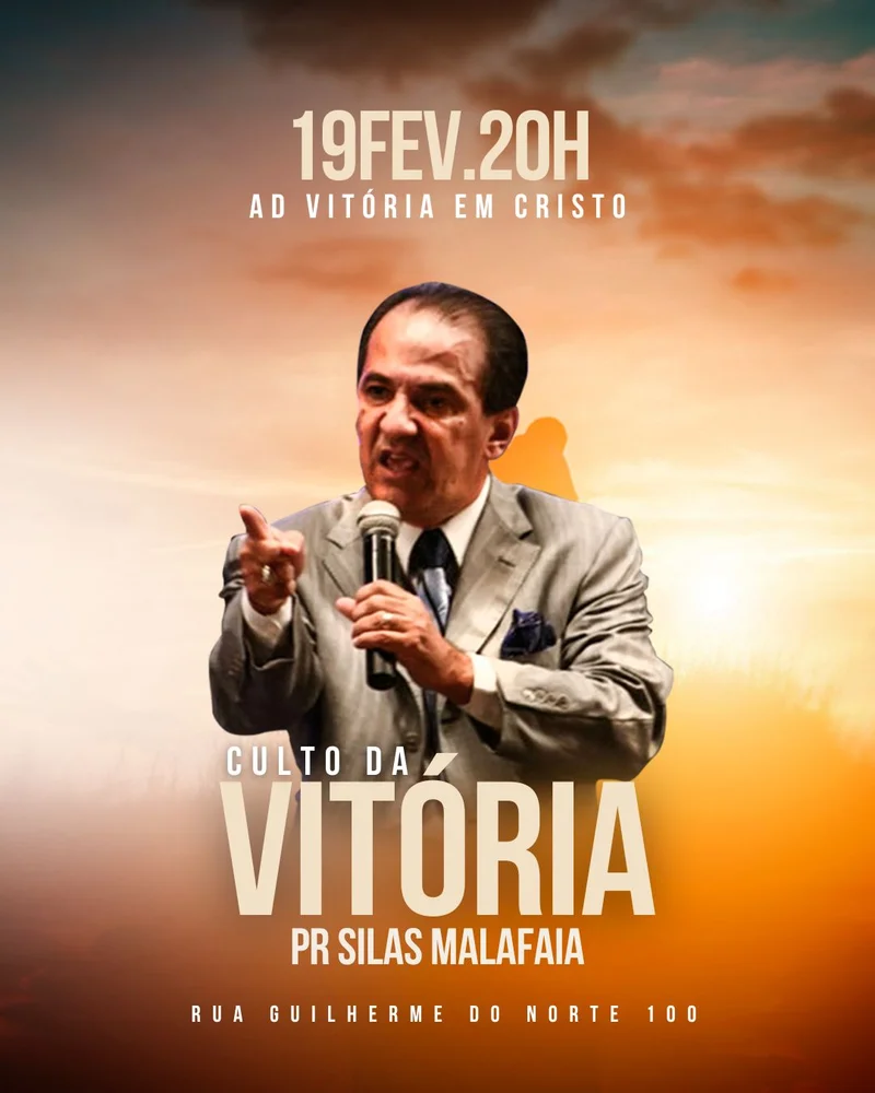 Culto da Vitória | Eventos | Arte para Igreja Editável no Canva | Cartaz Culto da Vitória | Eventos | Arte para Igreja Editável no Canva | Cartaz
