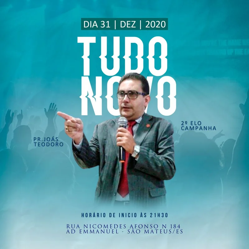 Culto Tudo Novo | Eventos | Arte para Igreja Editável no Canva | Feed Culto Tudo Novo | Eventos | Arte para Igreja Editável no Canva | Feed