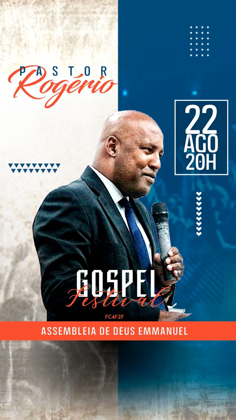 Gospel Festival – Música, Louvor e Adoração | Eventos | Arte para Igreja Editável no Canva | Story Gospel Festival – Música, Louvor e Adoração | Eventos | Arte para Igreja Editável no Canva | Story