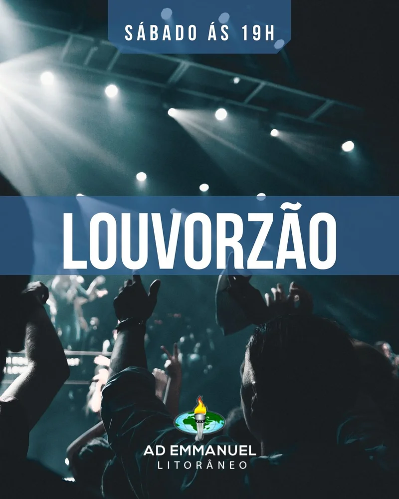 Louvorzão Gospel – Noite de Adoração | Eventos | Arte para Igreja Editável no Canva | Cartaz Louvorzão Gospel – Noite de Adoração | Eventos | Arte para Igreja Editável no Canva | Cartaz