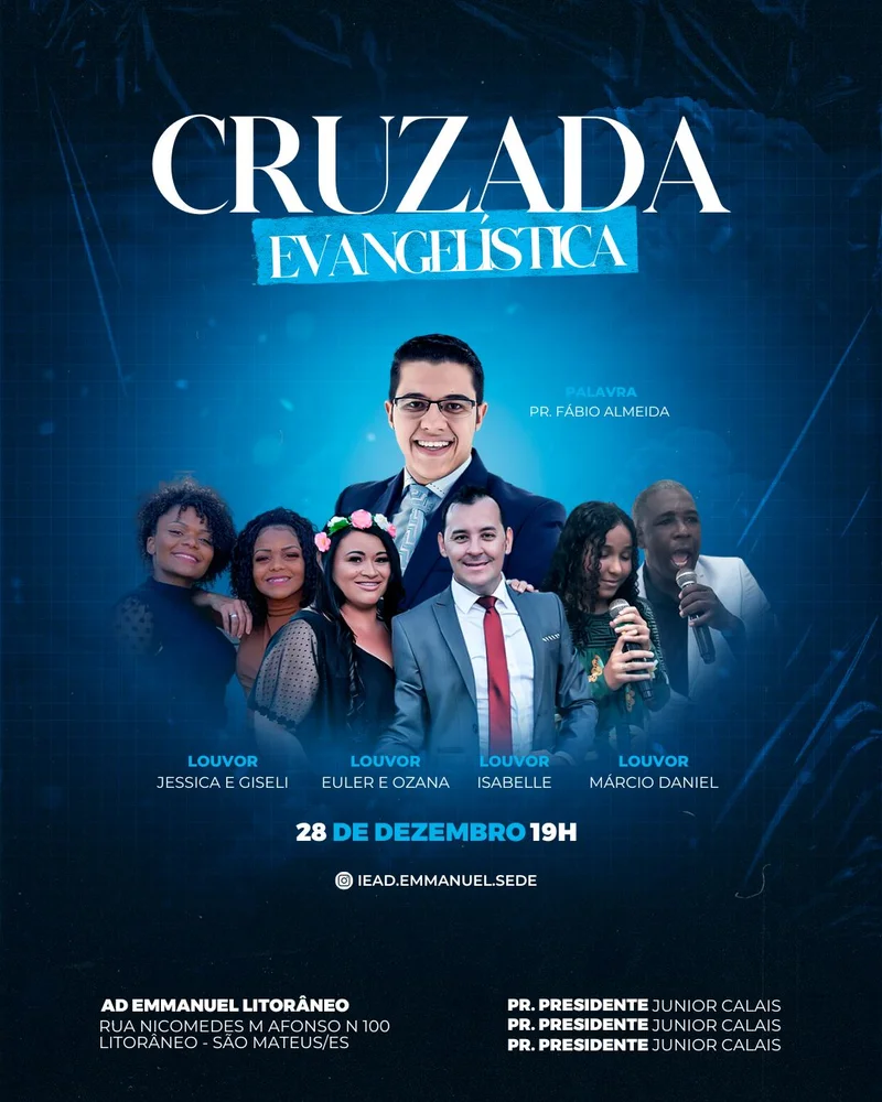 Cruzada Evangelística - Noite de Salvação | Eventos | Arte para Igreja Editável no Canva | Cartaz Cruzada Evangelística - Noite de Salvação | Eventos | Arte para Igreja Editável no Canva | Cartaz