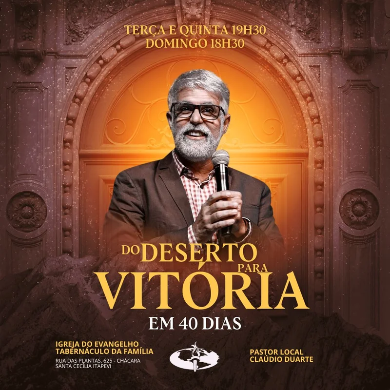 Do Deserto para a Vitória - Fé e Superação | Eventos | Arte para Igreja Editável no Canva | Feed Do Deserto para a Vitória - Fé e Superação | Eventos | Arte para Igreja Editável no Canva | Feed
