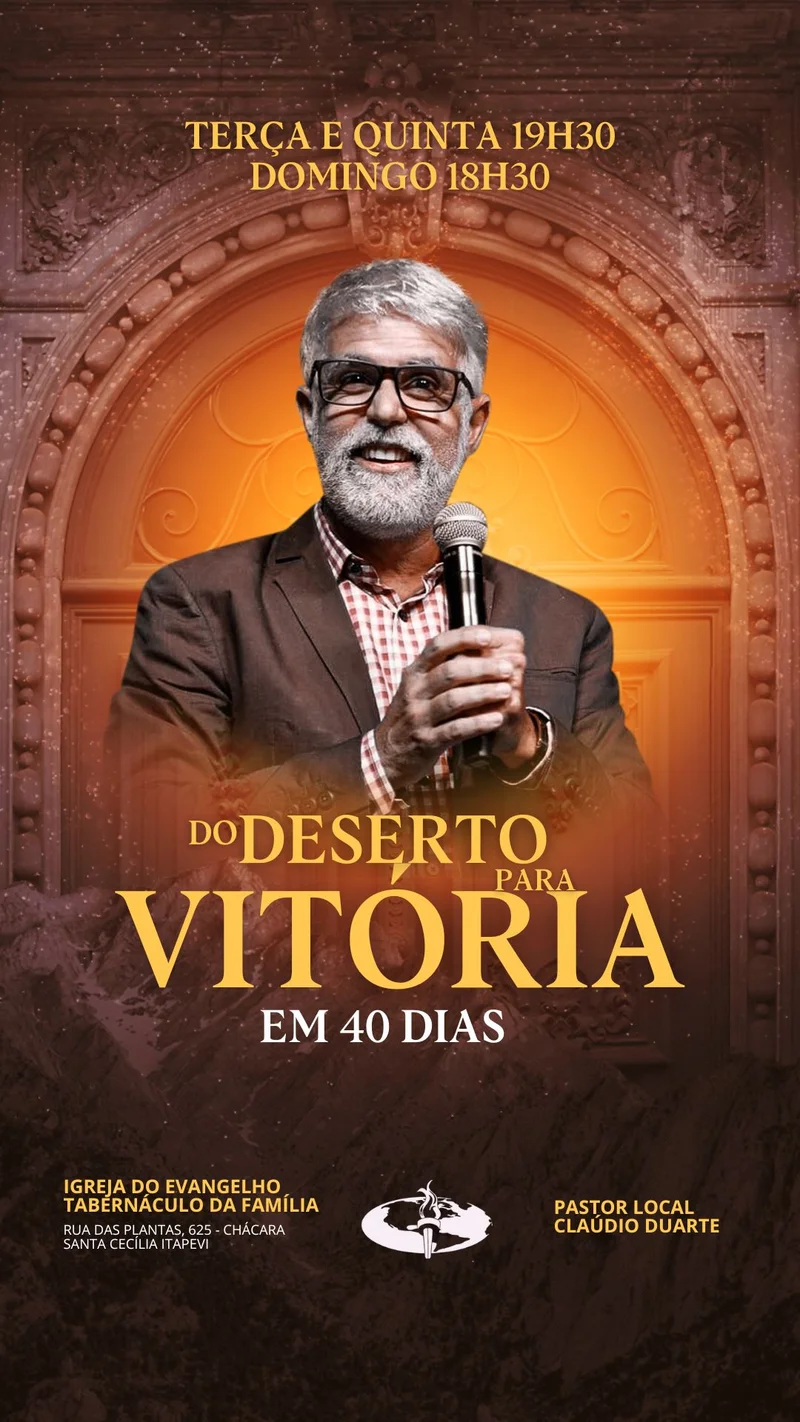 Do Deserto para a Vitória - Fé e Superação | Eventos | Arte para Igreja Editável no Canva | Story Do Deserto para a Vitória - Fé e Superação | Eventos | Arte para Igreja Editável no Canva | Story