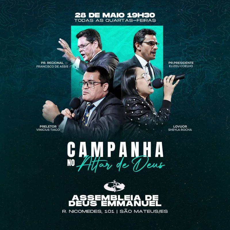 Campanha no Altar de Deus - Entrega e Milagres | Eventos | Arte para Igreja Editável no Canva | Feed Campanha no Altar de Deus - Entrega e Milagres | Eventos | Arte para Igreja Editável no Canva | Feed