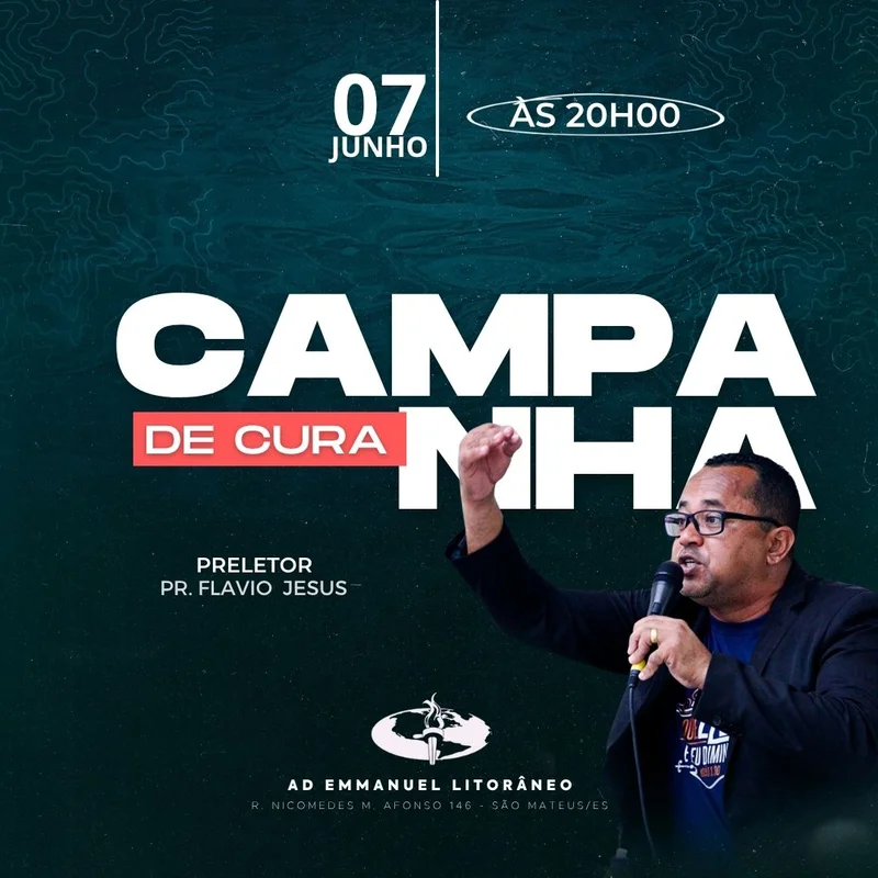 Evento de Campanha de Cura | Eventos | Arte para Igreja Editável no Canva | Feed Evento de Campanha de Cura | Eventos | Arte para Igreja Editável no Canva | Feed