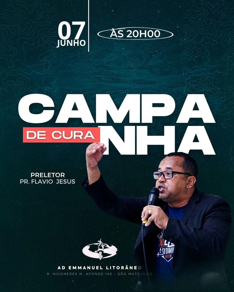 Evento de Campanha de Cura | Eventos | Arte para Igreja Editável no Canva | Cartaz Evento de Campanha de Cura | Eventos | Arte para Igreja Editável no Canva | Cartaz