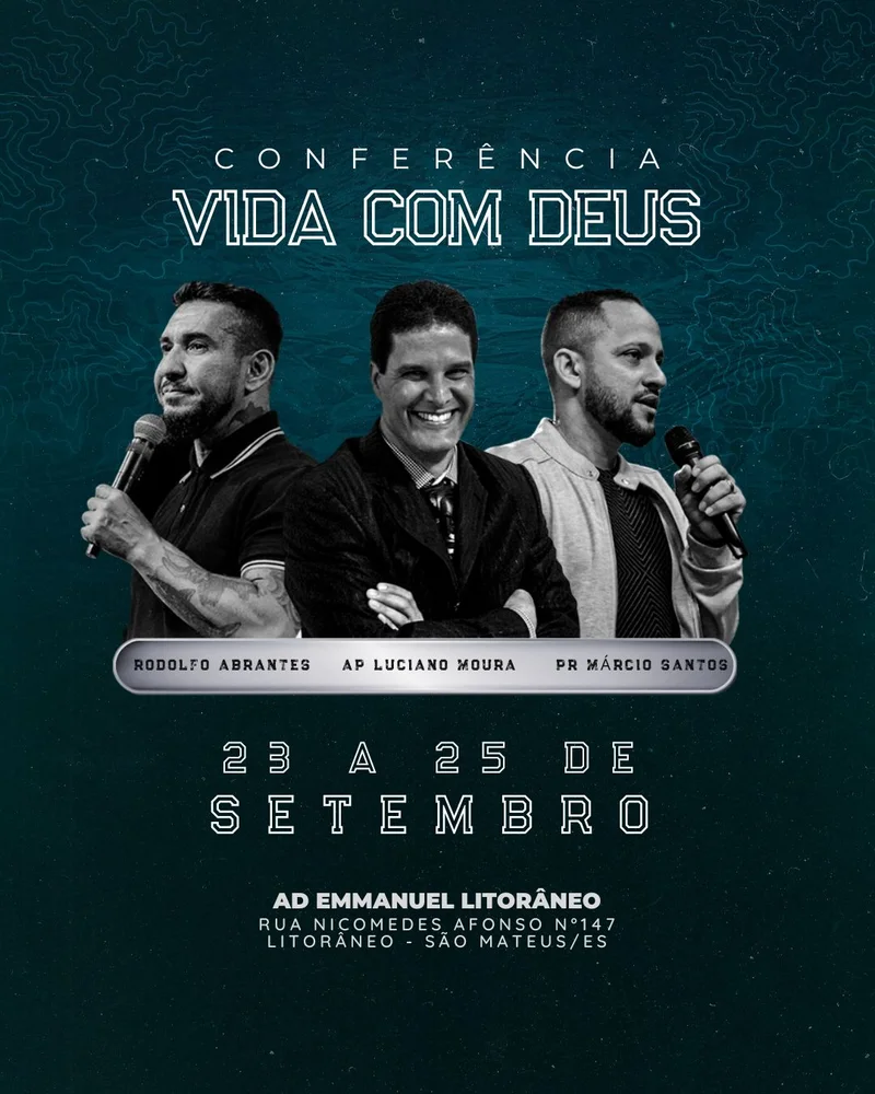 Conferência com Deus - Presença e Poder Divino | Eventos | Arte para Igreja Editável no Canva | Cartaz Conferência com Deus - Presença e Poder Divino | Eventos | Arte para Igreja Editável no Canva | Cartaz