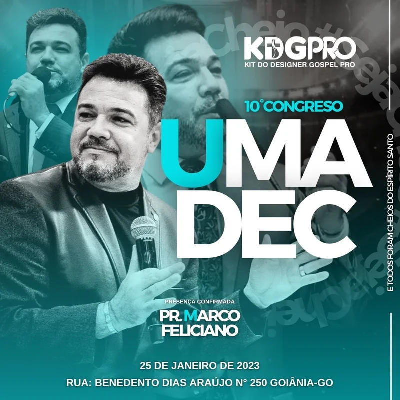 10º Congresso Uma Década - Celebrando a Visão | Eventos | Arte para Igreja Editável no Canva | Feed 10º Congresso Uma Década - Celebrando a Visão | Eventos | Arte para Igreja Editável no Canva | Feed