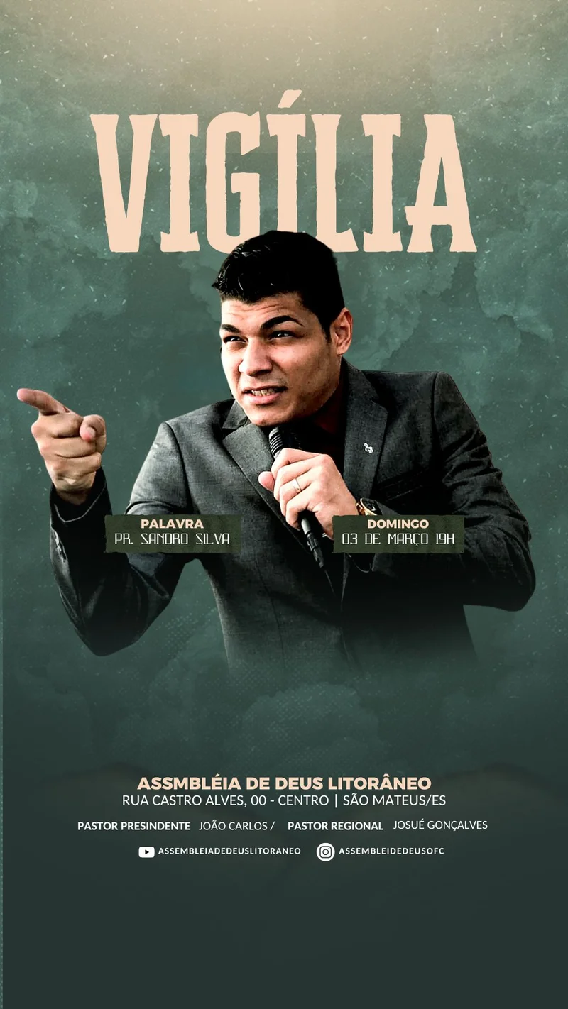 Vigília de Oração - Uma Noite na Presença de Deus | Eventos | Arte para Igreja Editável no Canva | Story Vigília de Oração - Uma Noite na Presença de Deus | Eventos | Arte para Igreja Editável no Canva | Story