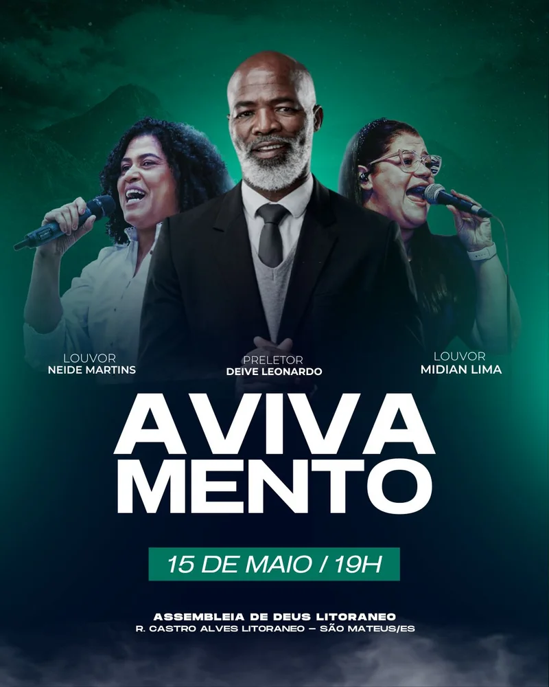 Culto de Avivamento | Eventos | Arte para Igreja Editável no Canva | Cartaz Culto de Avivamento | Eventos | Arte para Igreja Editável no Canva | Cartaz