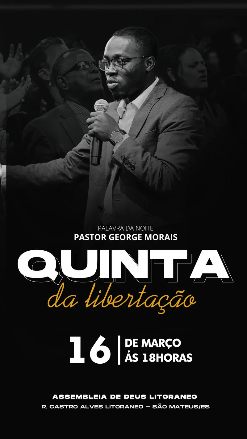 Evento Cristão – Libertação Espiritual | Eventos | Arte para Igreja Editável no Canva | Story Evento Cristão – Libertação Espiritual | Eventos | Arte para Igreja Editável no Canva | Story