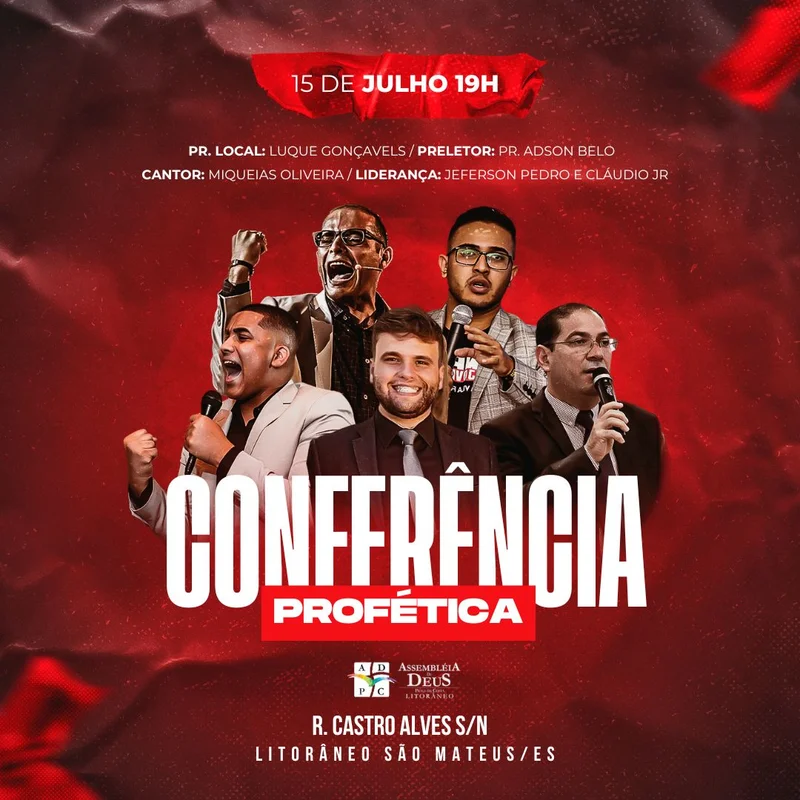 Conferência Profética – Evento de Revelação | Eventos | Arte para Igreja Editável no Canva | Feed Conferência Profética – Evento de Revelação | Eventos | Arte para Igreja Editável no Canva | Feed