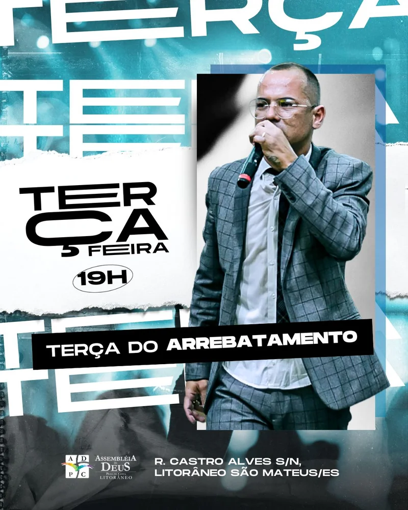 Terça do Arrebatamento – Culto de Profecia | Eventos | Arte para Igreja Editável no Canva | Cartaz Terça do Arrebatamento – Culto de Profecia | Eventos | Arte para Igreja Editável no Canva | Cartaz