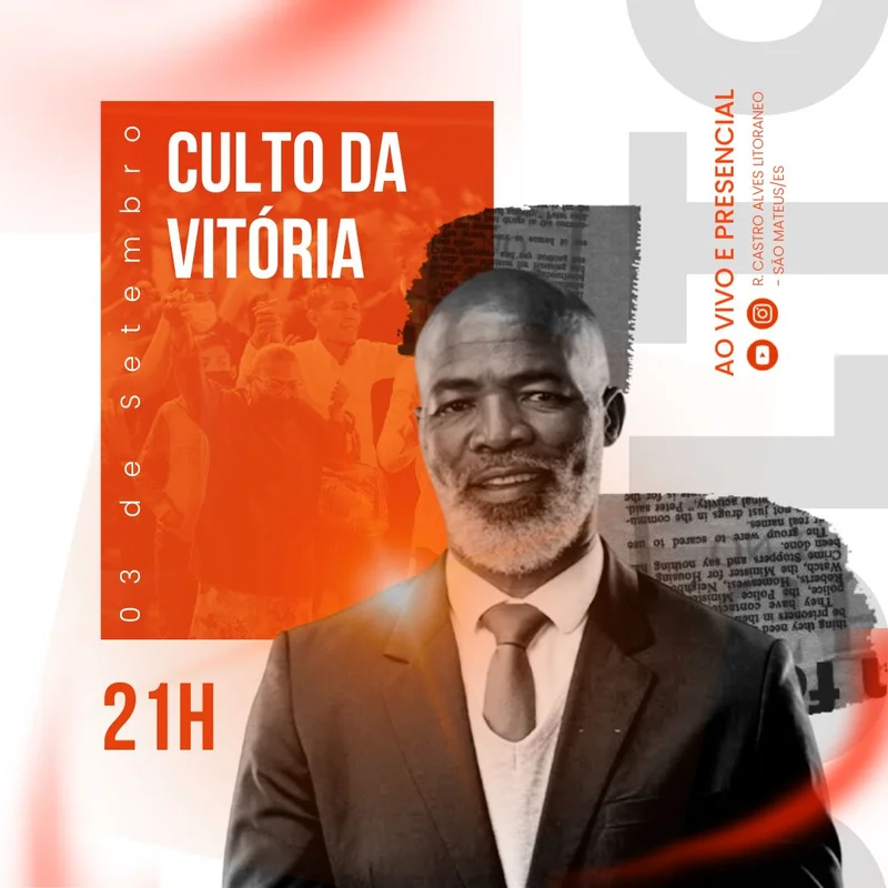 Culto da Vitória – Evento de Superação | Eventos | Arte para Igreja Editável no Canva | Feed Culto da Vitória – Evento de Superação | Eventos | Arte para Igreja Editável no Canva | Feed