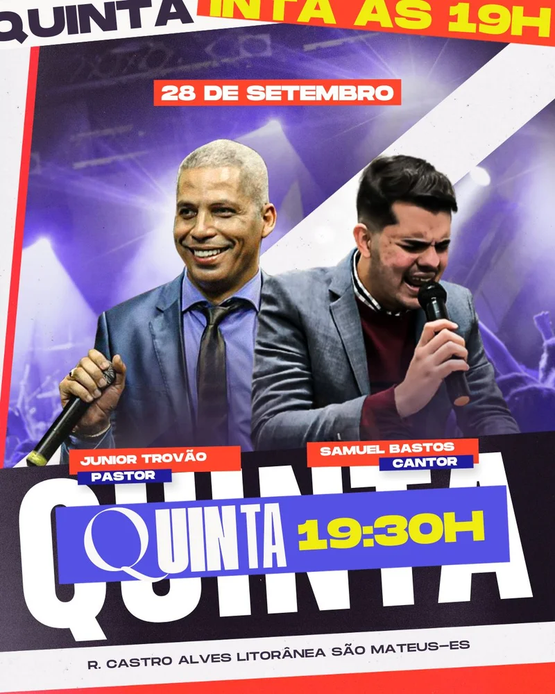 Quinta com Pastores – Evento Musical | Eventos | Arte para Igreja Editável no Canva | Cartaz Quinta com Pastores – Evento Musical | Eventos | Arte para Igreja Editável no Canva | Cartaz