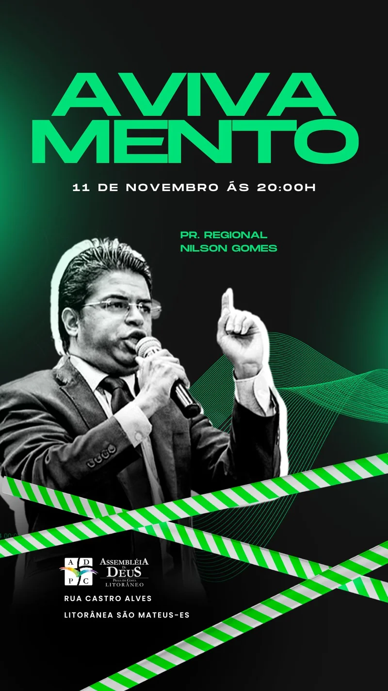 Avivamento – Evento com Pregador | Eventos | Arte para Igreja Editável no Canva | Story Avivamento – Evento com Pregador | Eventos | Arte para Igreja Editável no Canva | Story