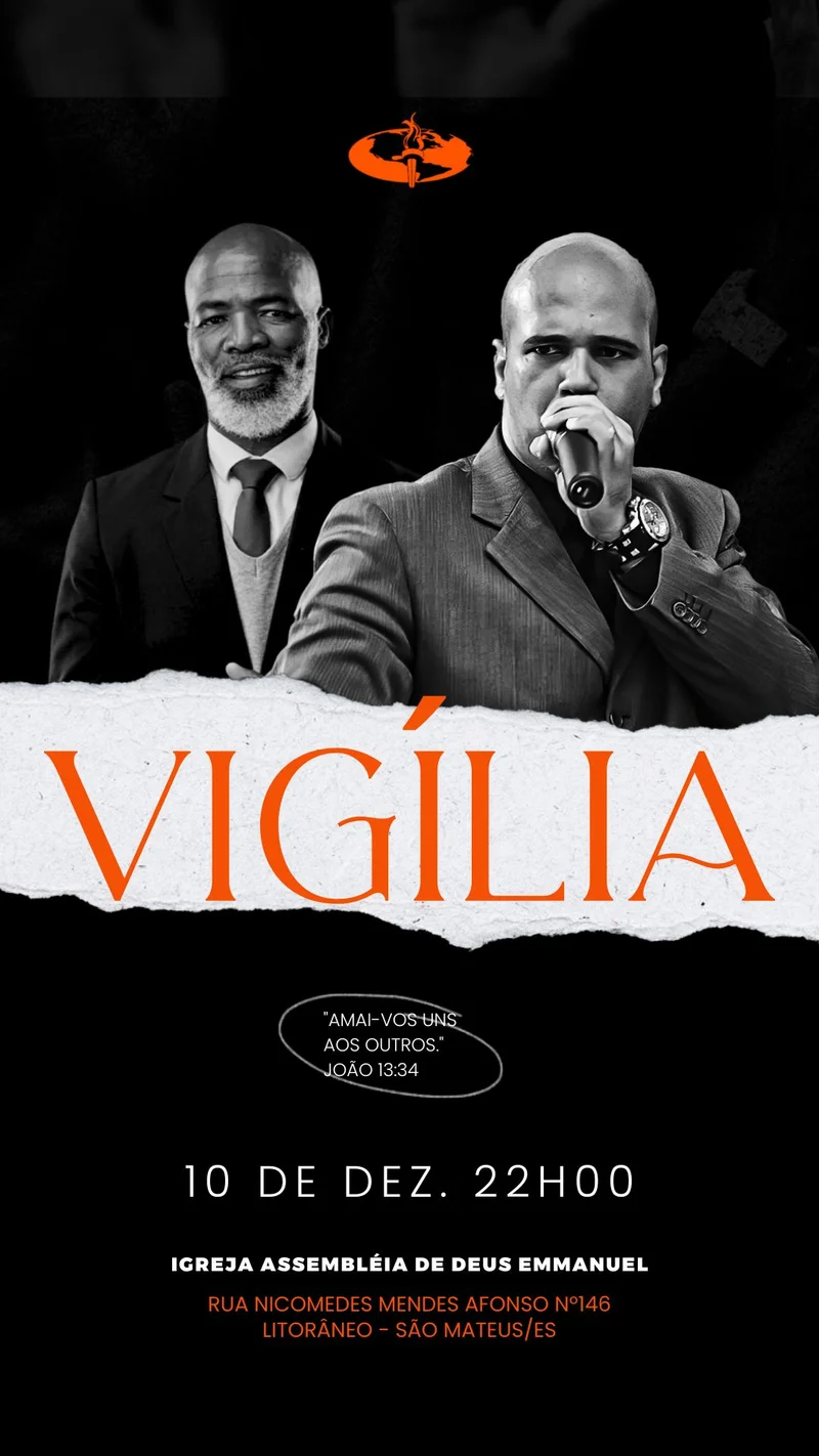 Vigília de Oração e Adoração – Encontro de Avivamento | Eventos | Arte para Igreja Editável no Canva | Story Vigília de Oração e Adoração – Encontro de Avivamento | Eventos | Arte para Igreja Editável no Canva | Story