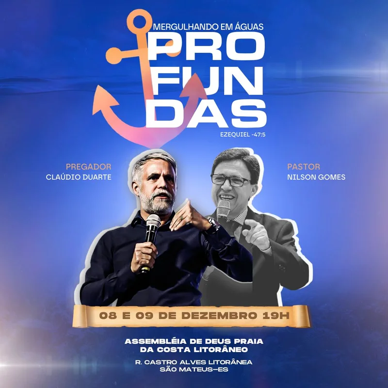 Mergulhando em Águas Profundas – Estudo Bíblico Ezequiel 47:5 | Eventos | Arte para Igreja Editável no Canva | Feed Mergulhando em Águas Profundas – Estudo Bíblico Ezequiel 47:5 | Eventos | Arte para Igreja Editável no Canva | Feed