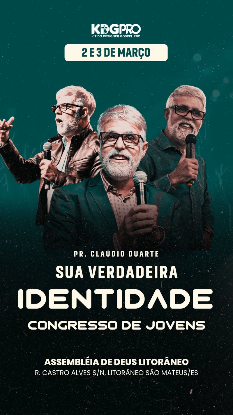 Congresso de Jovens Sua Verdadeira Identidade – Evento para Juventude Cristã | Eventos | Arte para Igreja Editável no Canva | Story Congresso de Jovens Sua Verdadeira Identidade – Evento para Juventude Cristã | Eventos | Arte para Igreja Editável no Canva | Story