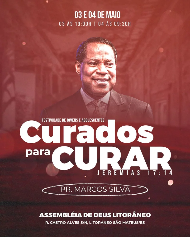 Festival de Jovens e adolescentes Curados para Curar – Princípios Bíblicos | Eventos | Arte para Igreja Editável no Canva | Cartaz Festival de Jovens e adolescentes Curados para Curar – Princípios Bíblicos | Eventos | Arte para Igreja Editável no Canva | Cartaz