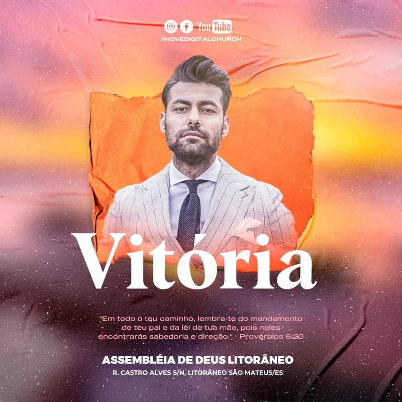 Culto da Vitória – Palavra de Fé | Eventos | Arte para Igreja Editável no Canva | Feed Culto da Vitória – Palavra de Fé | Eventos | Arte para Igreja Editável no Canva | Feed