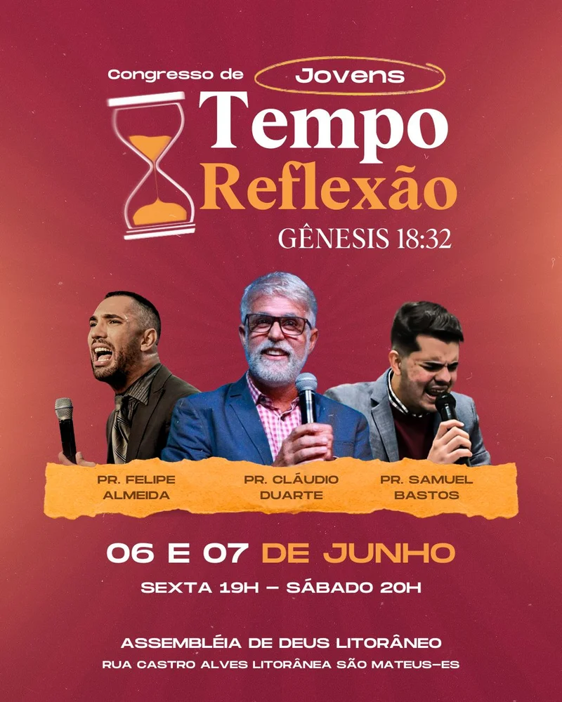 Tempo de Reflexão – GÊNESIS 18:32 | Eventos | Arte para Igreja Editável no Canva | Cartaz Tempo de Reflexão – GÊNESIS 18:32 | Eventos | Arte para Igreja Editável no Canva | Cartaz