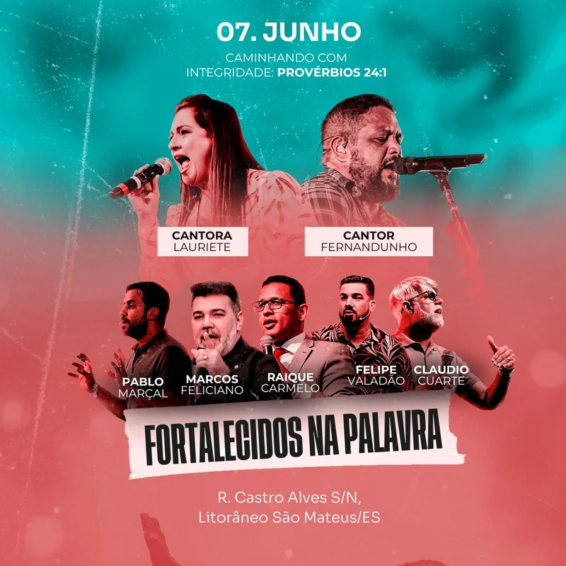 Fortalecidos na Palavra – Conferência Cristã | Eventos | Arte para Igreja Editável no Canva | Feed Fortalecidos na Palavra – Conferência Cristã | Eventos | Arte para Igreja Editável no Canva | Feed