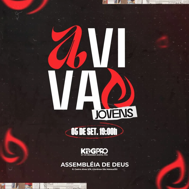 Aviva Jovens – Evento Cristão | Eventos | Arte para Igreja Editável no Canva | Feed Aviva Jovens – Evento Cristão | Eventos | Arte para Igreja Editável no Canva | Feed