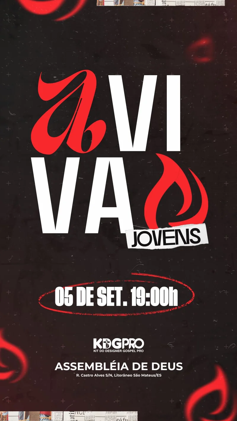 Aviva Jovens – Evento Cristão | Eventos | Arte para Igreja Editável no Canva | Story Aviva Jovens – Evento Cristão | Eventos | Arte para Igreja Editável no Canva | Story