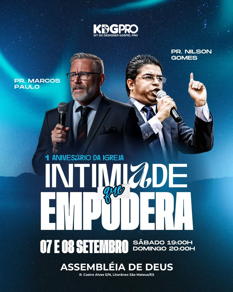 1º Aniversário da Igreja – para Evento Especial | Eventos | Arte para Igreja Editável no Canva | Cartaz 1º Aniversário da Igreja – para Evento Especial | Eventos | Arte para Igreja Editável no Canva | Cartaz
