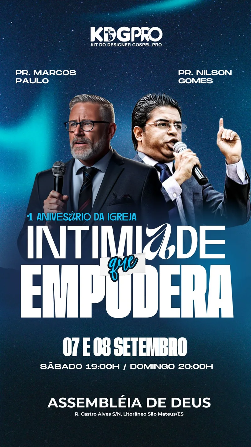 1º Aniversário da Igreja – para Evento Especial | Eventos | Arte para Igreja Editável no Canva | Story 1º Aniversário da Igreja – para Evento Especial | Eventos | Arte para Igreja Editável no Canva | Story