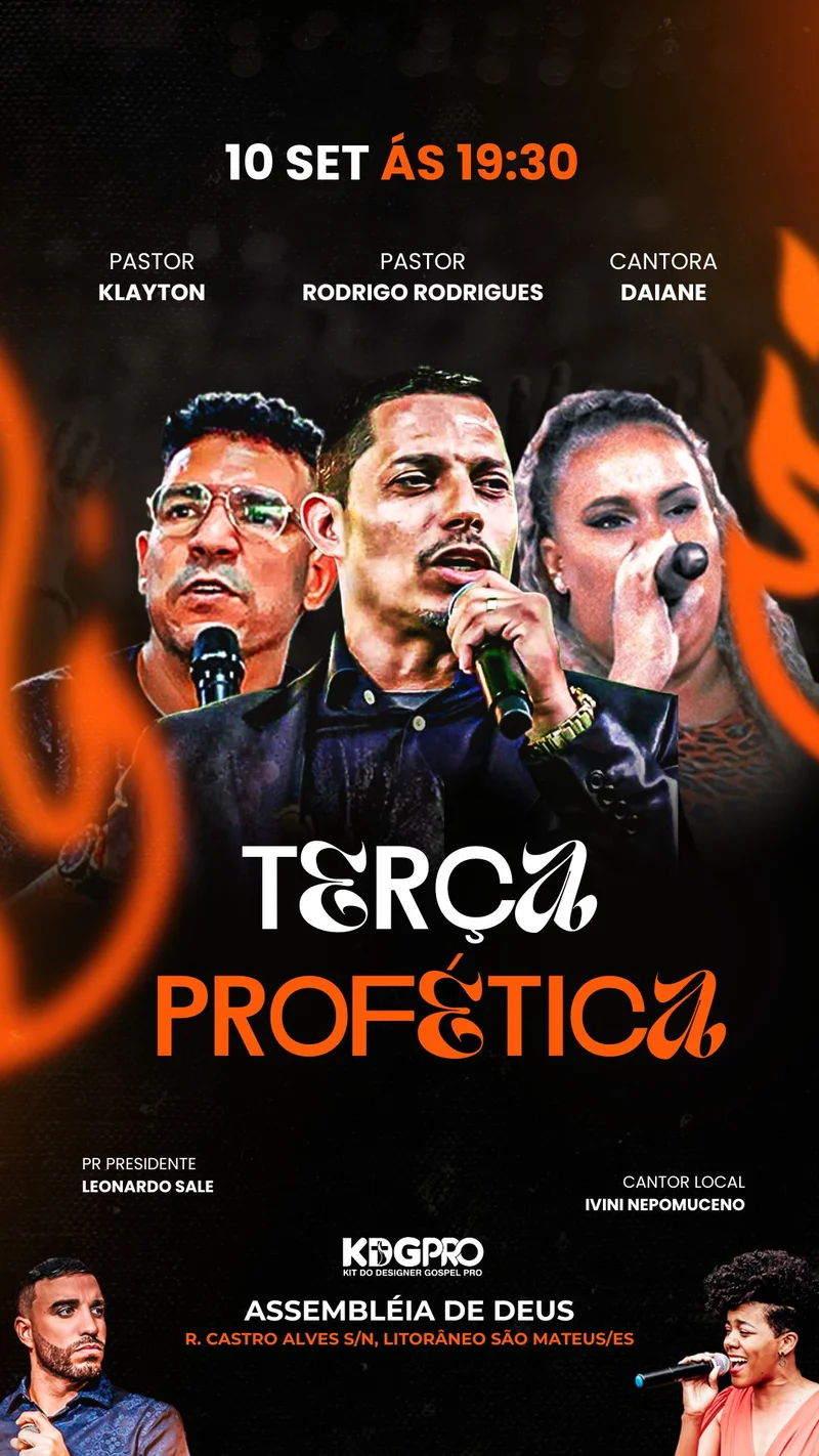 Terça Profética – para Evento da Igreja | Eventos | Arte para Igreja Editável no Canva | Story Terça Profética – para Evento da Igreja | Eventos | Arte para Igreja Editável no Canva | Story
