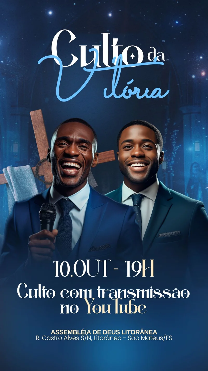 Culto da Vitória – Evento Transmissão Online | Eventos | Arte para Igreja Editável no Canva | Story Culto da Vitória – Evento Transmissão Online | Eventos | Arte para Igreja Editável no Canva | Story