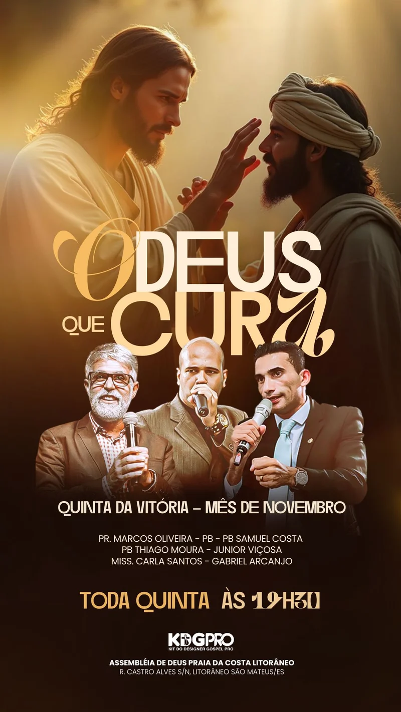 O Deus que Cura – Milagres e Libertação | Eventos | Arte para Igreja Editável no Canva | Story O Deus que Cura – Milagres e Libertação | Eventos | Arte para Igreja Editável no Canva | Story
