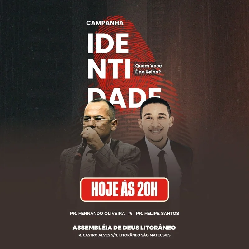 Campanha Identidade | Eventos | Arte para Igreja Editável no Canva | Feed Campanha Identidade | Eventos | Arte para Igreja Editável no Canva | Feed