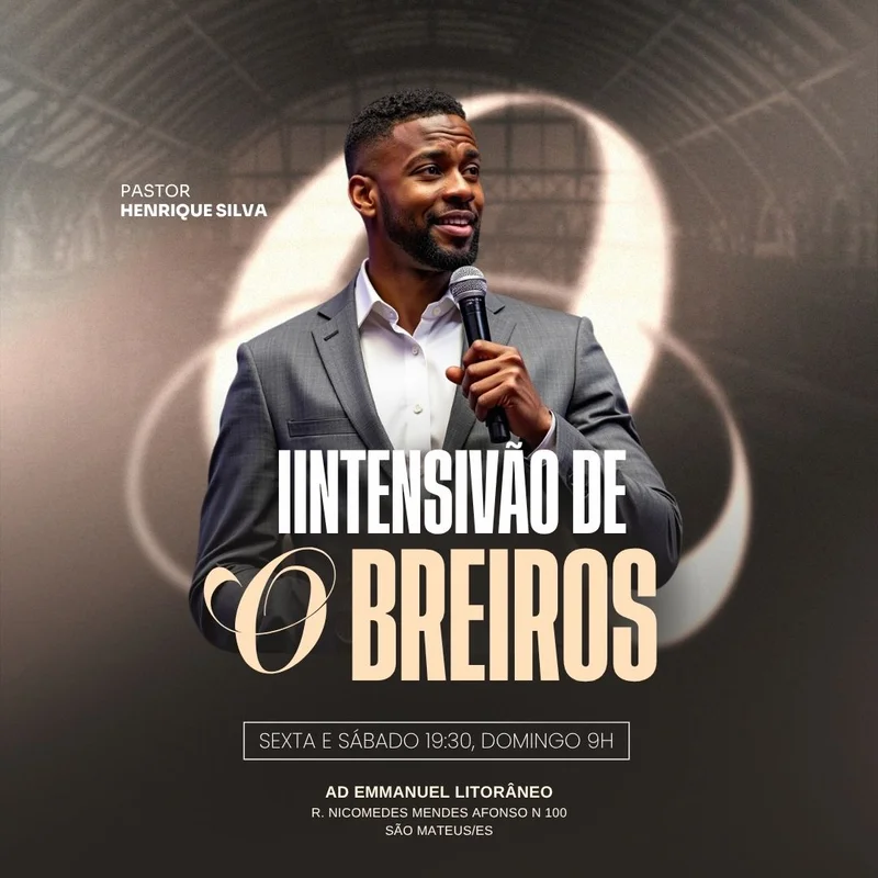 Intensivão de Obreiros | Eventos | Arte para Igreja Editável no Canva | Feed Intensivão de Obreiros | Eventos | Arte para Igreja Editável no Canva | Feed