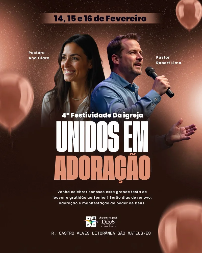 Unidos em Adoração – Evento da Igreja | Eventos | Arte para Igreja Editável no Canva | Cartaz Unidos em Adoração – Evento da Igreja | Eventos | Arte para Igreja Editável no Canva | Cartaz