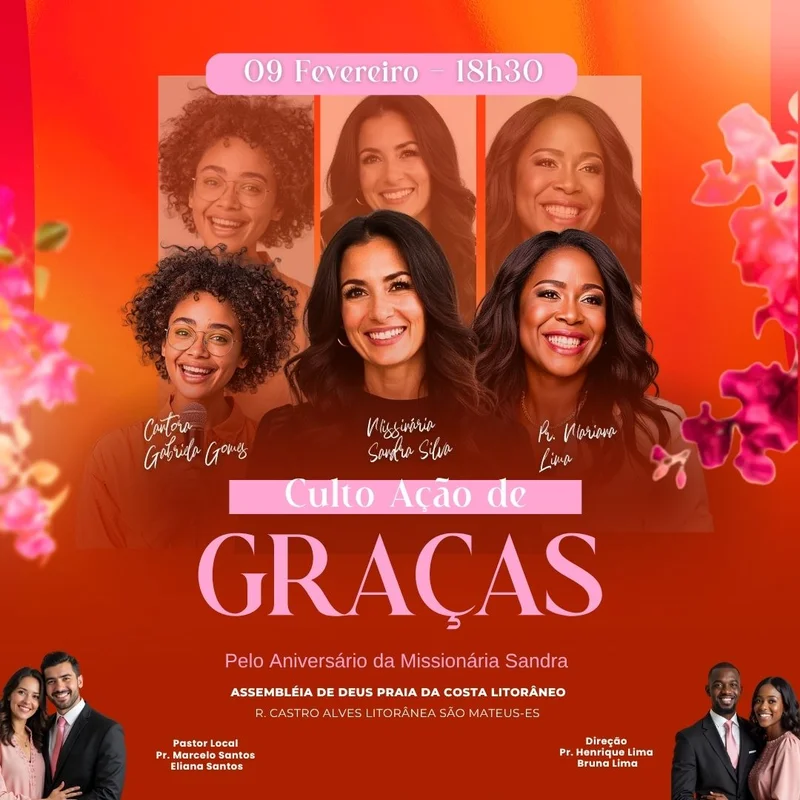 Culto de Ação de Graças | Eventos | Arte para Igreja Editável no Canva | Feed Culto de Ação de Graças | Eventos | Arte para Igreja Editável no Canva | Feed