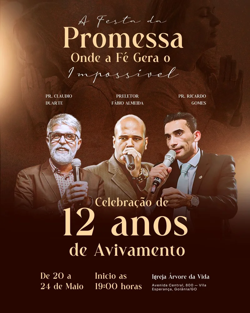 A Festa da Promessa | Eventos | Arte para Igreja Editável no Canva | Cartaz A Festa da Promessa | Eventos | Arte para Igreja Editável no Canva | Cartaz