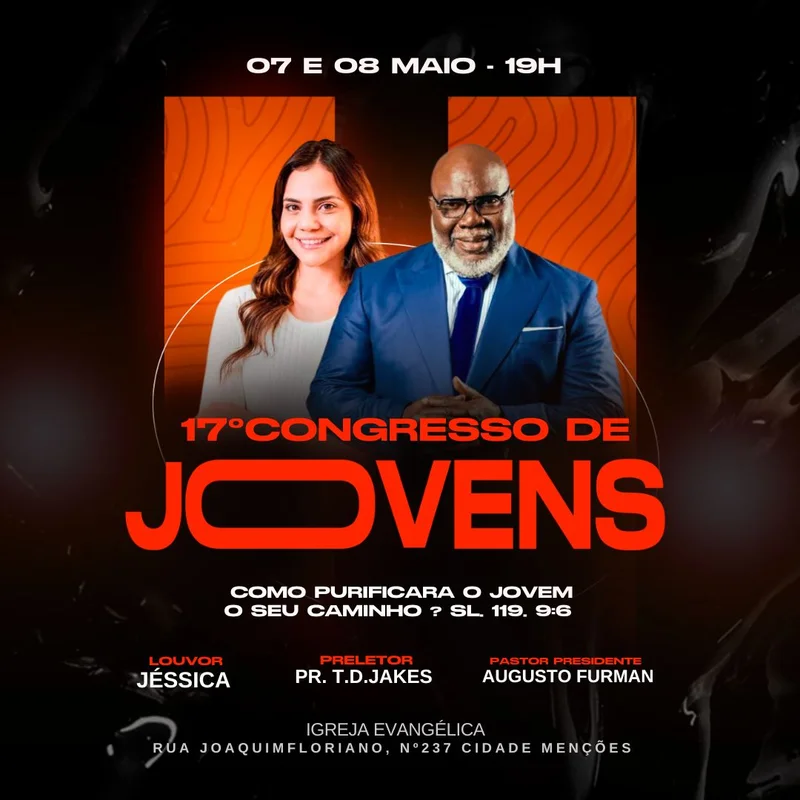 Congresso de Jovens | Eventos | Arte para Igreja Editável no Canva | Feed Congresso de Jovens | Eventos | Arte para Igreja Editável no Canva | Feed