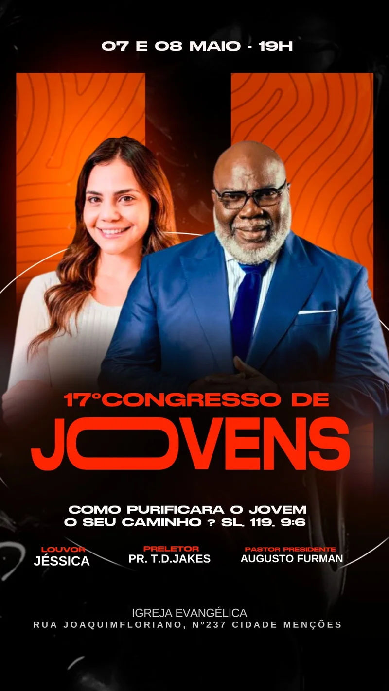 Congresso de Jovens | Eventos | Arte para Igreja Editável no Canva | Story Congresso de Jovens | Eventos | Arte para Igreja Editável no Canva | Story