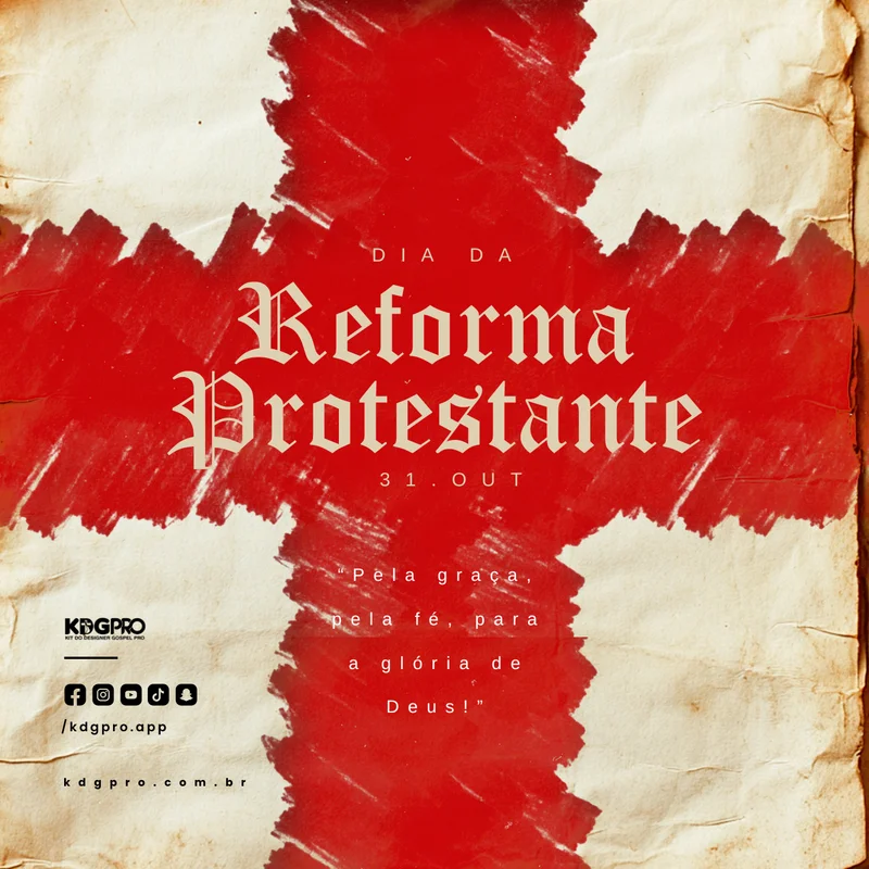 Reforma Protestante | Eventos | Arte para Igreja Editável no Canva | Feed Reforma Protestante | Eventos | Arte para Igreja Editável no Canva | Feed