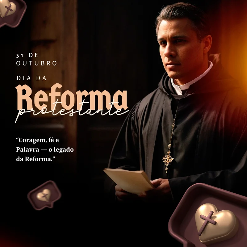 Reforma Protestante | Eventos | Arte para Igreja Editável no Canva | Feed Reforma Protestante | Eventos | Arte para Igreja Editável no Canva | Feed