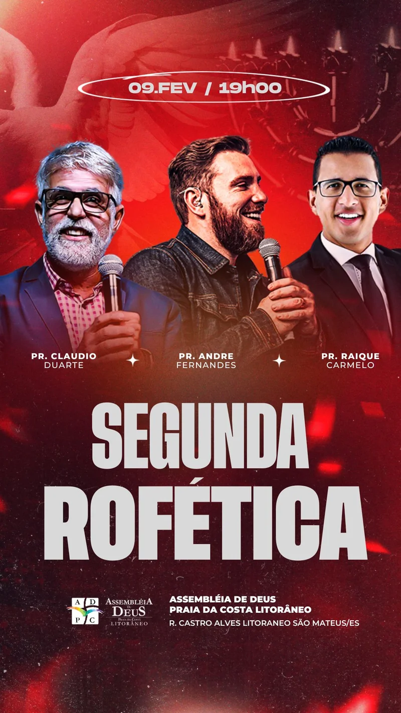 Segunda Profética | Eventos | Arte para Igreja Editável no Canva | Story Segunda Profética | Eventos | Arte para Igreja Editável no Canva | Story