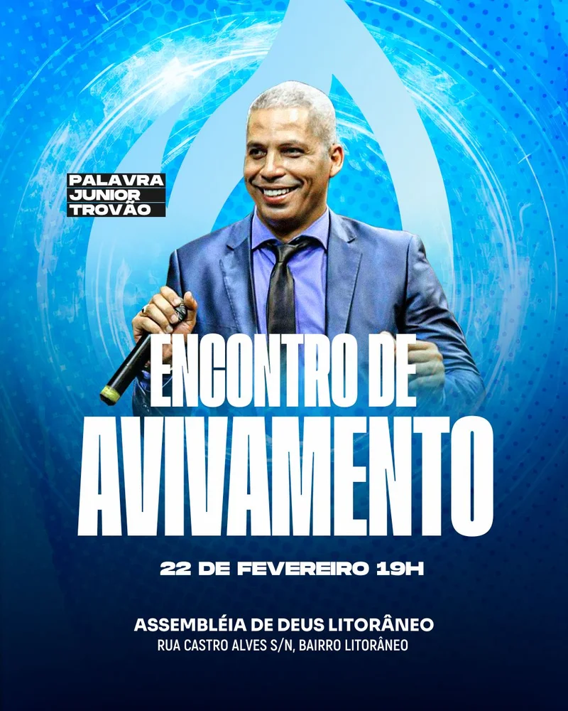 Encontro de Avivamento | Eventos | Arte para Igreja Editável no Canva | Cartaz Encontro de Avivamento | Eventos | Arte para Igreja Editável no Canva | Cartaz