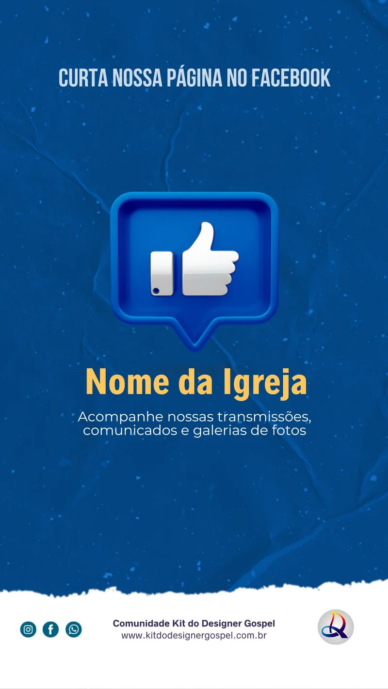 Curta Nossa Página no Facebook | Informativos | Arte para Igreja Editável no Canva | Story Curta Nossa Página no Facebook | Informativos | Arte para Igreja Editável no Canva | Story
