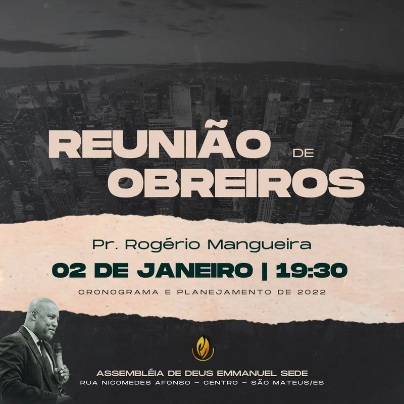 Reunião de Obreiros | Informativos | Arte para Igreja Editável no Canva | Feed Reunião de Obreiros | Informativos | Arte para Igreja Editável no Canva | Feed