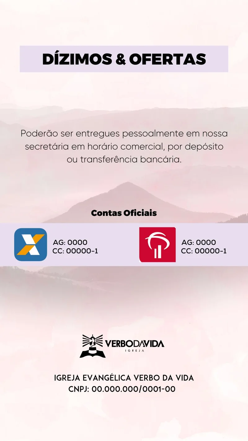 Dízimos & Ofertas – Um Ato de Fé | Informativos | Arte para Igreja Editável no Canva | Story Dízimos & Ofertas – Um Ato de Fé | Informativos | Arte para Igreja Editável no Canva | Story