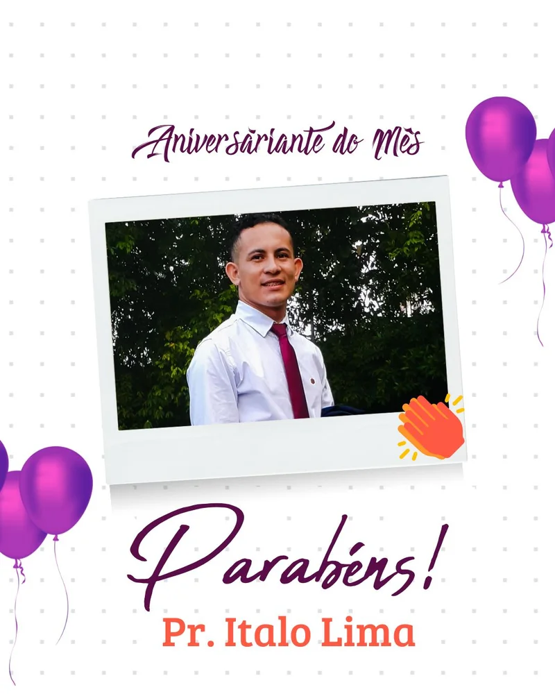 Aniversariante do Mês – Parabéns! | Informativos | Arte para Igreja Editável no Canva | Cartaz Aniversariante do Mês – Parabéns! | Informativos | Arte para Igreja Editável no Canva | Cartaz